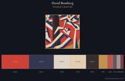 David Bomberg Palette 2 - Muted Caramel