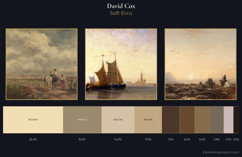 David Cox Palette 8 - Soft Ecru
