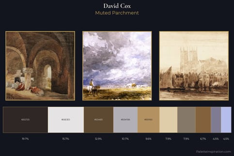 David Cox Master Palette - Muted Parchment