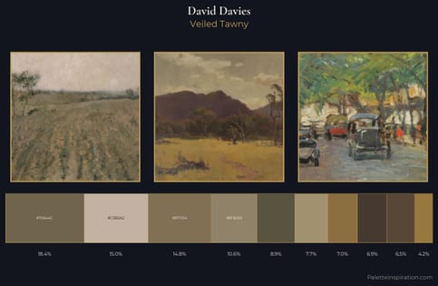 David Davies Palette 3 - Veiled Tawny