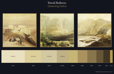 David Roberts Palette 2 - Gleaming Calico