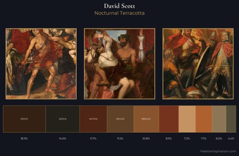 David Scott Palette 5 - Nocturnal Terracotta