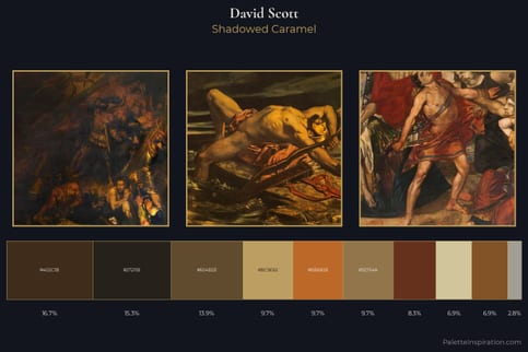 David Scott Master Palette - Shadowed Caramel