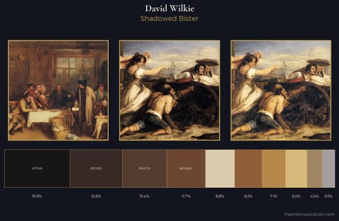 David Wilkie Palette 4 - Shadowed Bister
