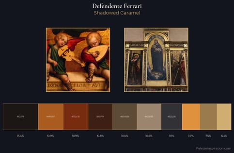 Defendente Ferrari Palette 4 - Shadowed Caramel