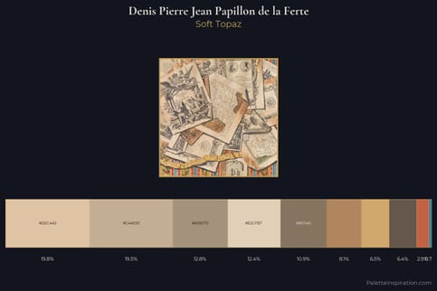 Denis Pierre Jean Papillon de la Ferte Master Palette
