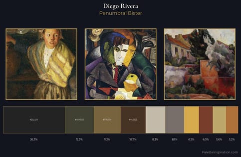 Diego Rivera Palette 4 - Penumbral Bister