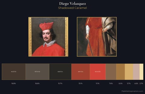 Diego Velazquez Palette 1 - Shadowed Caramel