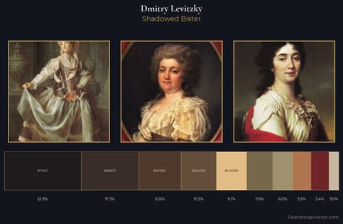Dmitry Levitzky Palette 3 - Shadowed Bister