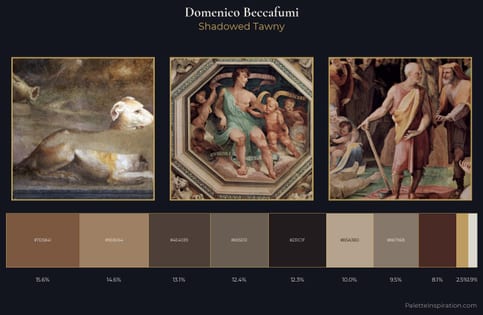 Domenico Beccafumi Palette 2 - Shadowed Tawny
