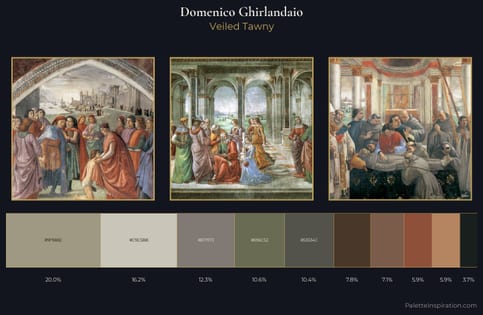 Domenico Ghirlandaio Palette 9 - Veiled Tawny