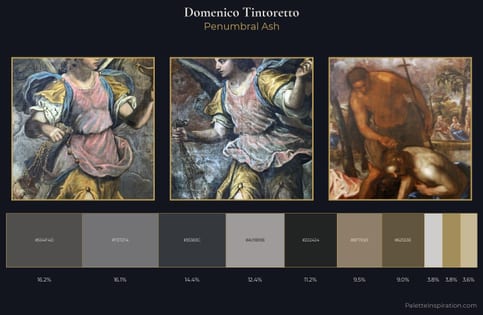 Domenico Tintoretto Palette 1 - Penumbral Ash