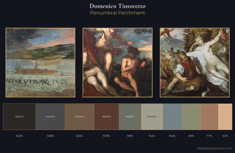 Domenico Tintoretto Palette 3 - Penumbral Parchment