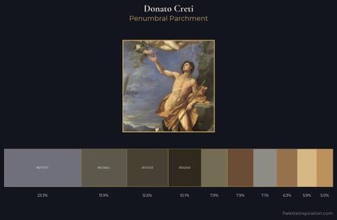 Donato Creti Palette 2 - Penumbral Parchment