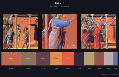 Duccio Palette 2 - Muted Caramel