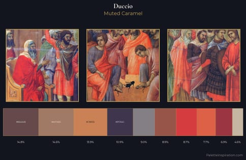 Duccio Palette 7 - Muted Caramel