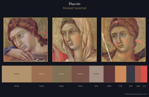 Duccio Palette 8 - Muted Caramel