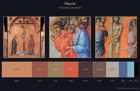 Duccio Palette 9 - Muted Caramel