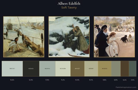 Albert Edelfelt Palette 4