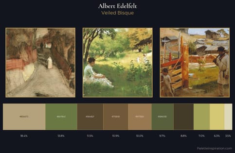 Albert Edelfelt Palette 5