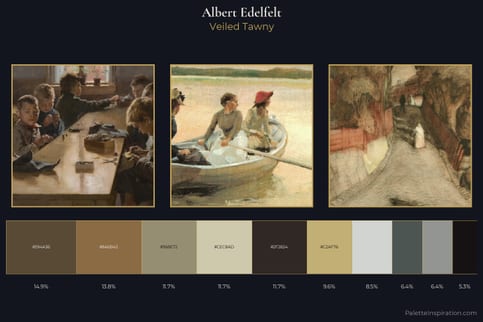 Albert Edelfelt Master Palette