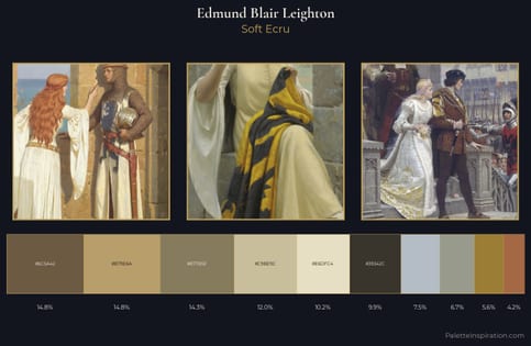 Edmund Blair Leighton Palette 1 - Soft Ecru