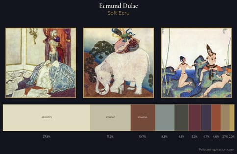 Edmund Dulac Palette 3 - Soft Ecru