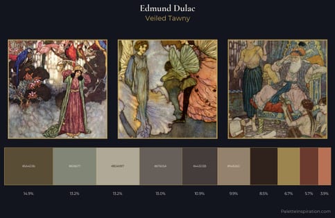 Edmund Dulac Palette 9 - Veiled Tawny