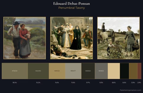 Edouard Debat-Ponsan Palette 5 - Penumbral Tawny