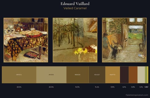 Edouard Vuillard Palette 5 - Veiled Caramel