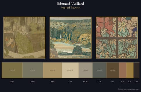 Edouard Vuillard Palette 7 - Veiled Tawny
