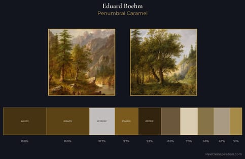 Eduard Boehm Palette 5 - Penumbral Caramel