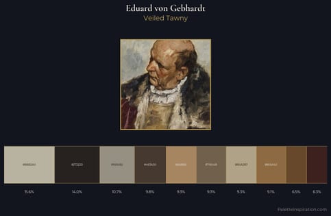 Eduard von Gebhardt Palette 3 - Veiled Tawny