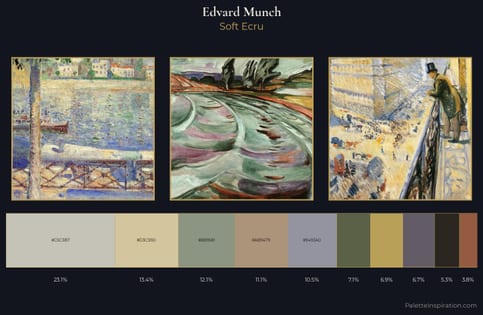 Edvard Munch Palette 2 - Soft Ecru