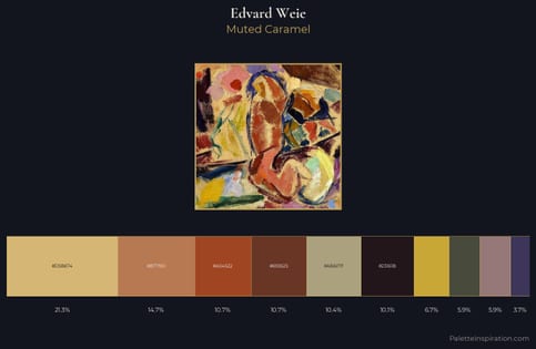 Edvard Weie Palette 4 - Muted Caramel