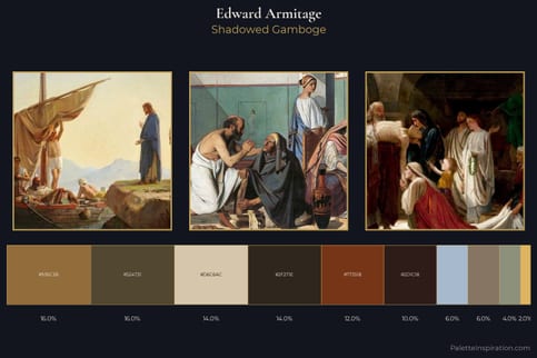Edward Armitage Master Palette - Shadowed Gamboge