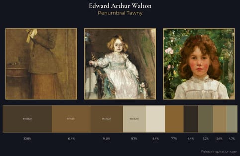 Edward Arthur Walton Palette 3 - Penumbral Tawny