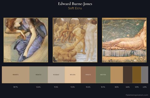 Edward Burne-Jones Palette 3 - Soft Ecru