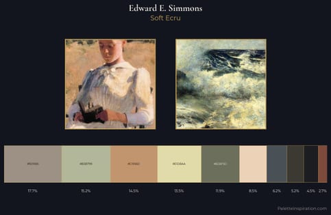 Edward E. Simmons Palette 2 - Soft Ecru