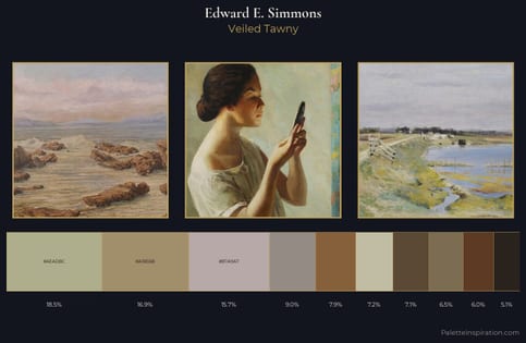 Edward E. Simmons Palette 5 - Veiled Tawny