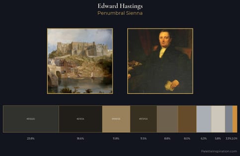 Edward Hastings Palette 1 - Penumbral Sienna