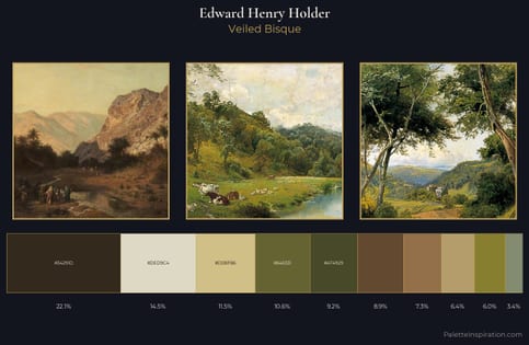 Edward Henry Holder Palette 2 - Veiled Bisque