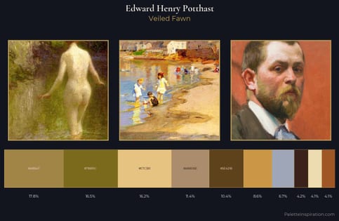 Edward Henry Potthast Palette 4