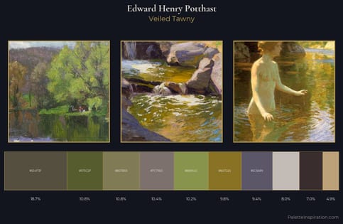 Edward Henry Potthast Palette 6 - Veiled Tawny