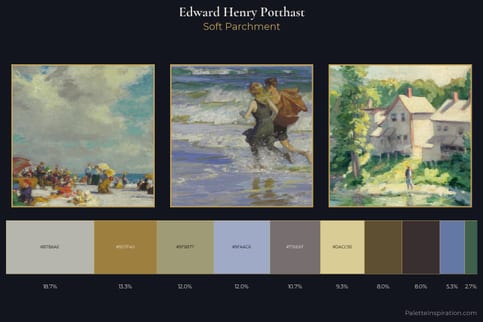 Edward Henry Potthast Master Palette