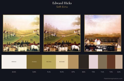 Edward Hicks Palette 1 - Soft Ecru