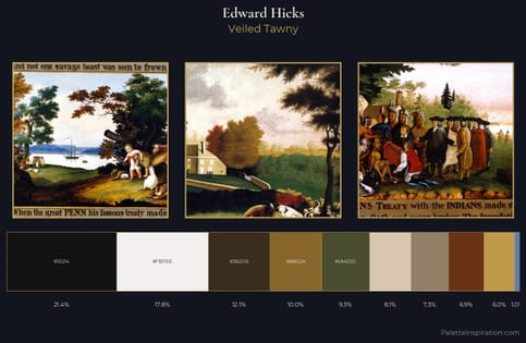 Edward Hicks Palette 6 - Veiled Tawny