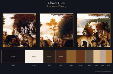 Edward Hicks Palette 8 - Shadowed Tawny