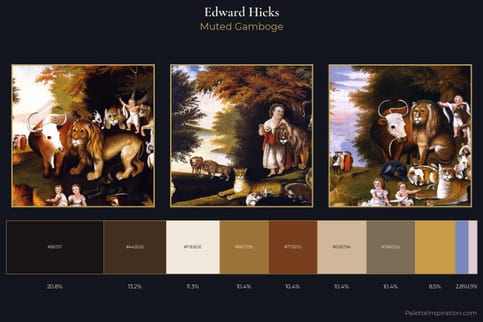 Edward Hicks Master Palette - Muted Gamboge