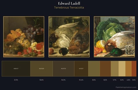 Edward Ladell Palette 4 - Tenebrous Terracotta